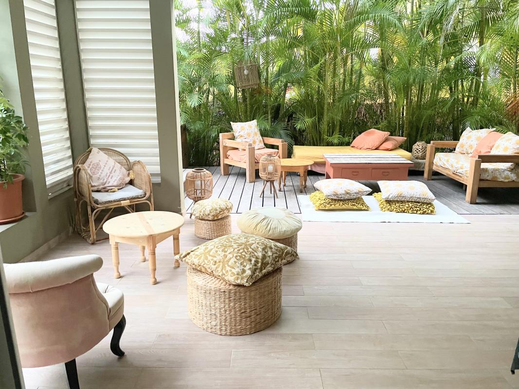 Location Villa 3 chambres Trois Ilets  - Terrasse basse face suite